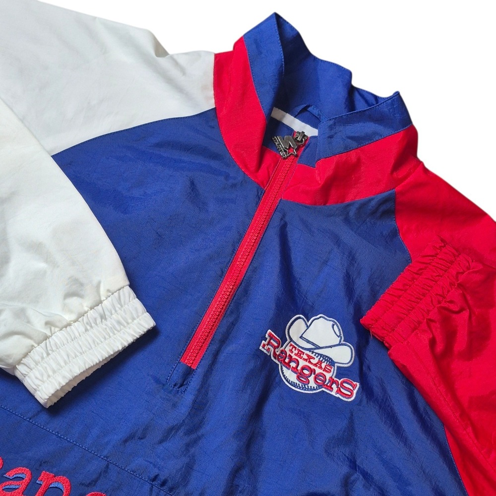 Starter Men's XL Texas Rangers Retro Style Pullover Windbreaker Jacket
